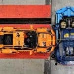 Lego-Crash Porsche gegen Bugatti